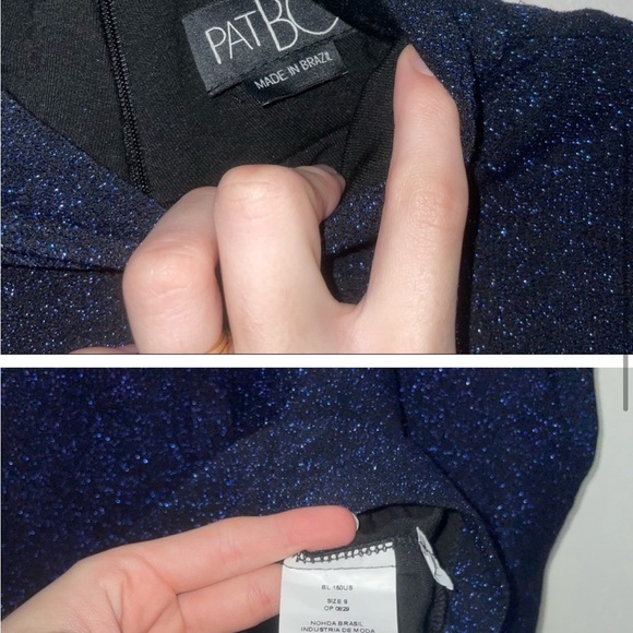 PatBo Super Sleeve Lurex Top - Picture 9 of 9
